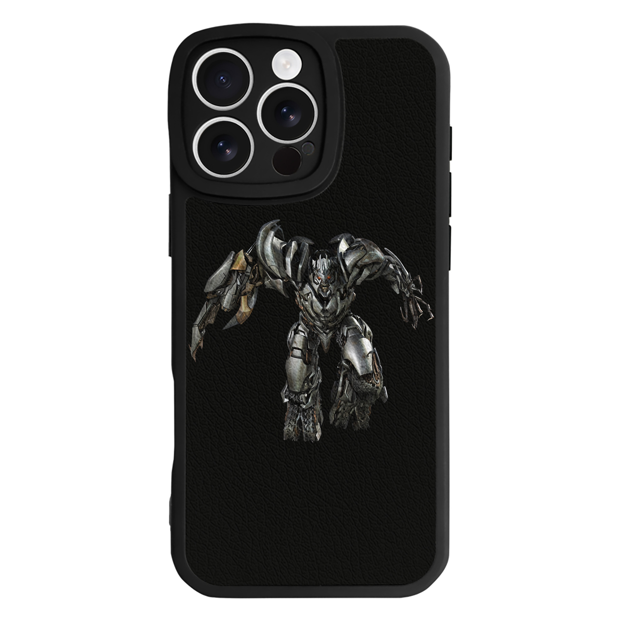 （画像用） Transformers トランスフォーマー 【iPhone 16シリーズ対応】シリコンスマホケース（レザー調） 材質：シリコン